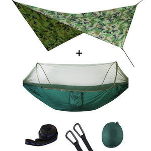 Outdoor Pop-Up Netting Hammock