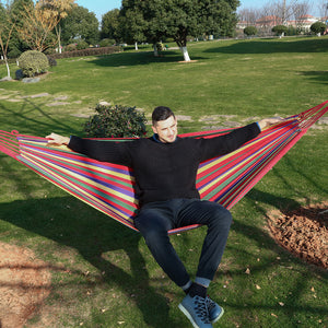 Double Wide Thick Canvas Hammock