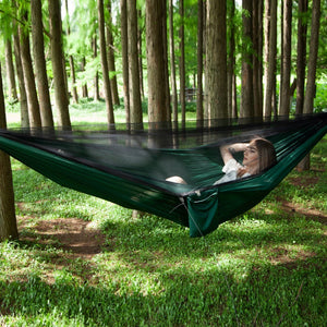 Double Mosquito Net Hammock Easy Set